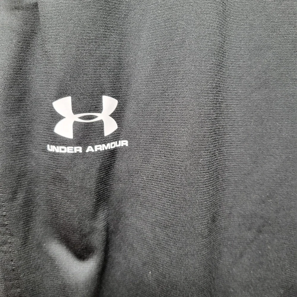 Under Armour Men Activewear Pants M Black Sweatpants Gorpcore Logo‎ Zipper 29